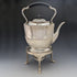 Circa 1900 British Antique Silver Plated Tea Kettle Set JHON WiGFALL